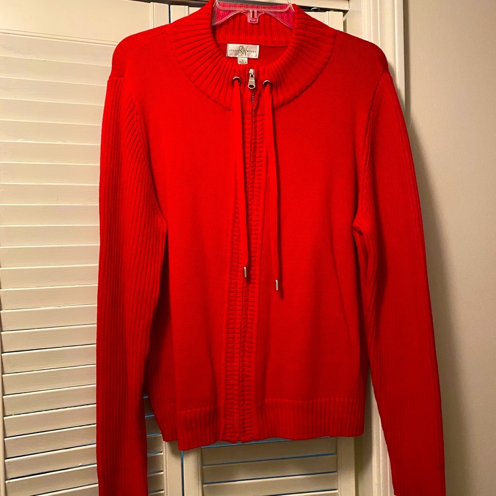 🎈Red sweater by SW, size L